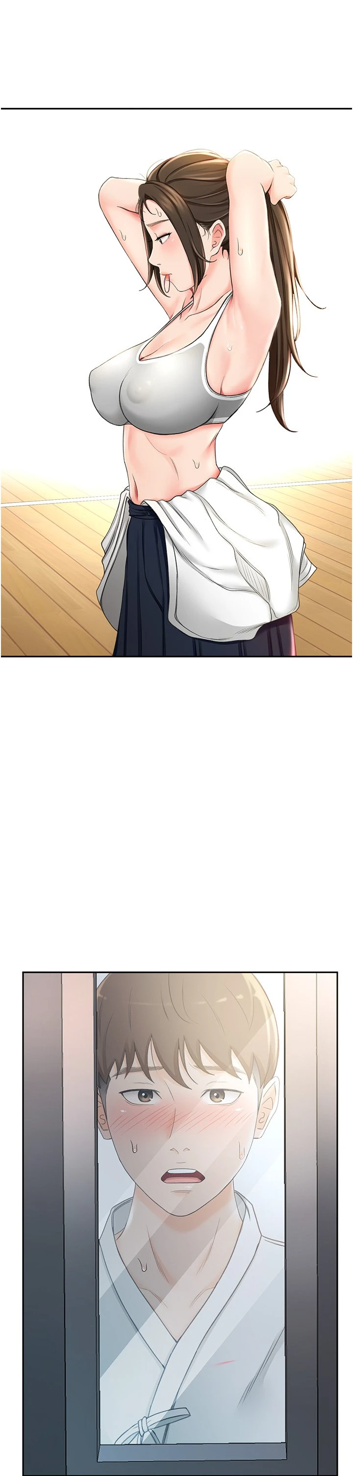[韩国漫画] 剑道学姐 剧情,巨乳大奶#[55P]-45