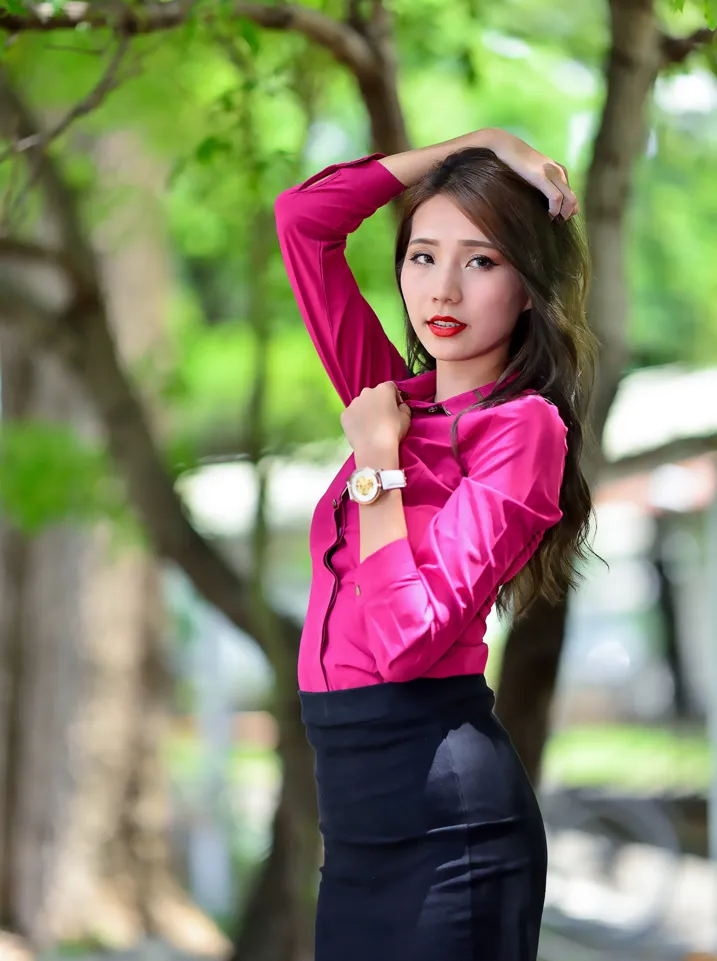 [爱美足] NO.199 Anita黄韵菲 OL黑丝高跟美腿 街拍#[105P]-3