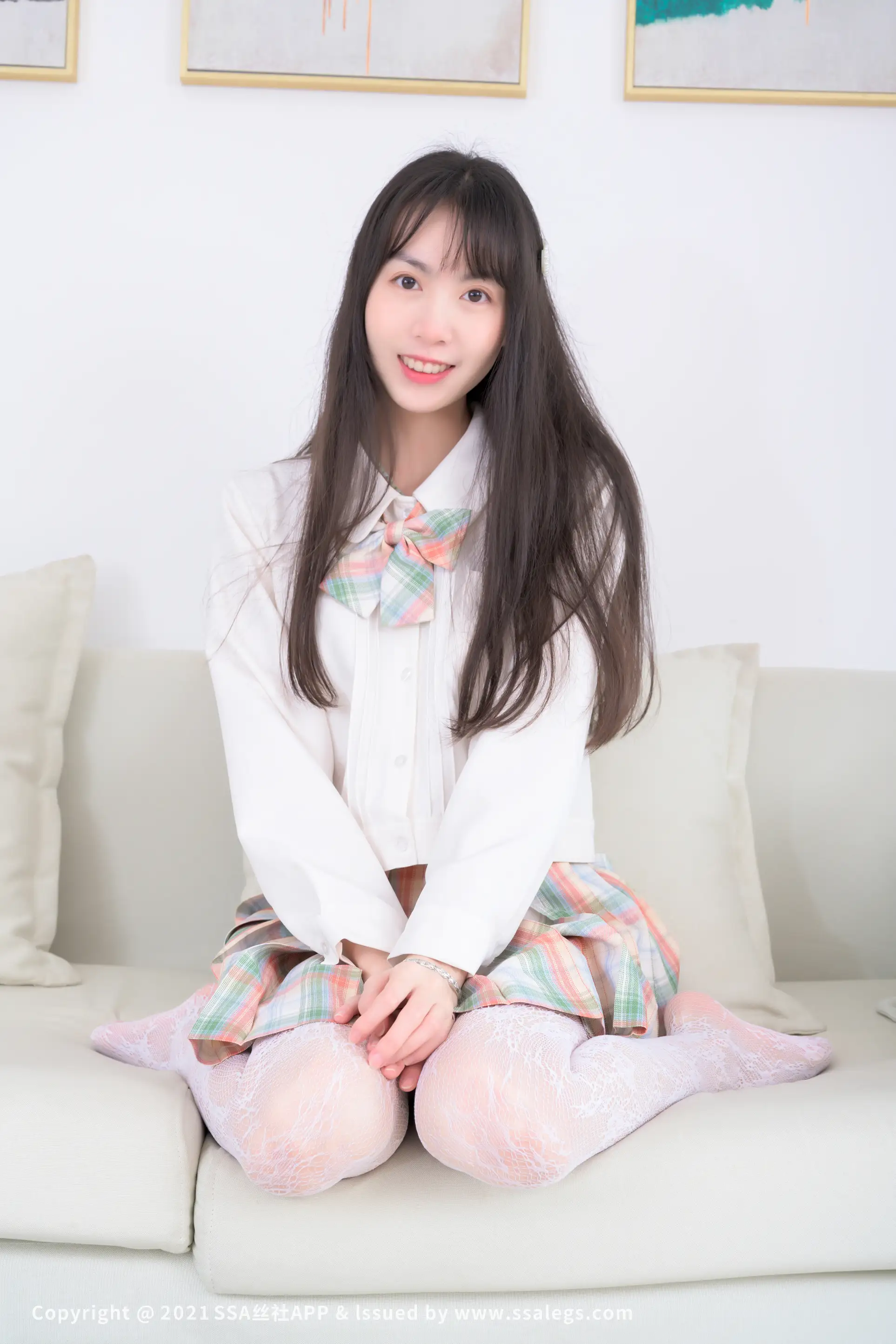 [爱美足] NO.676 腿模团团的白色网袜(上) 丝社#[109P]-10