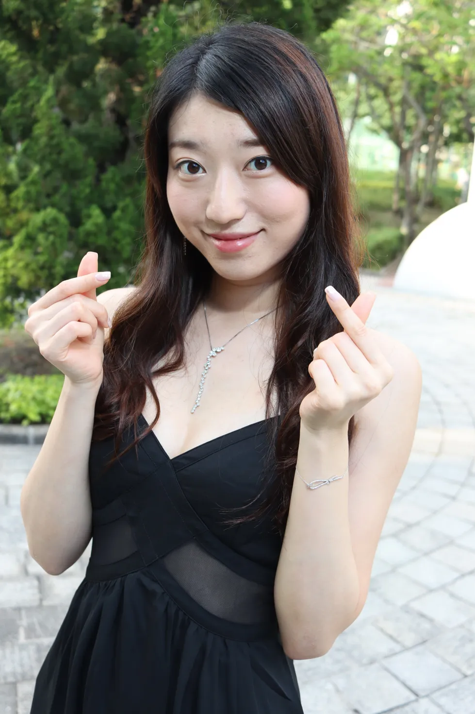 [爱美足] NO.106 吴小葵 公园黑色长裙 街拍#[61P]-10