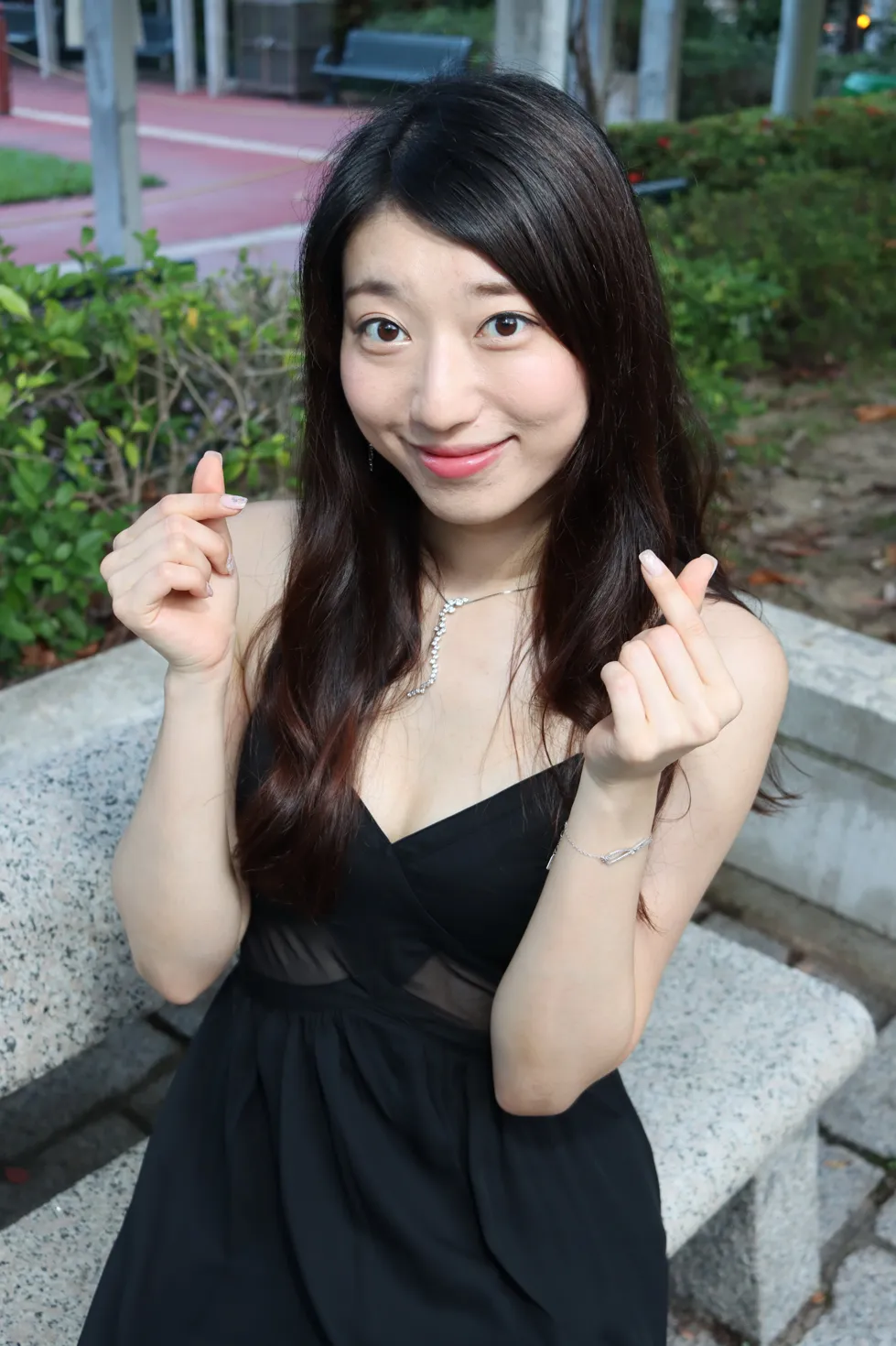 [爱美足] NO.106 吴小葵 公园黑色长裙 街拍#[61P]-6