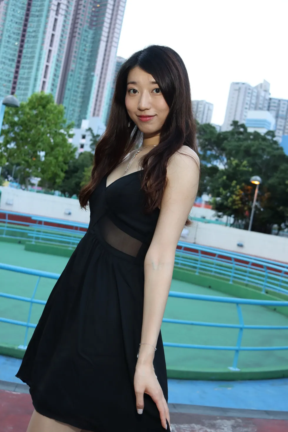 [爱美足] NO.106 吴小葵 公园黑色长裙 街拍#[61P]-4