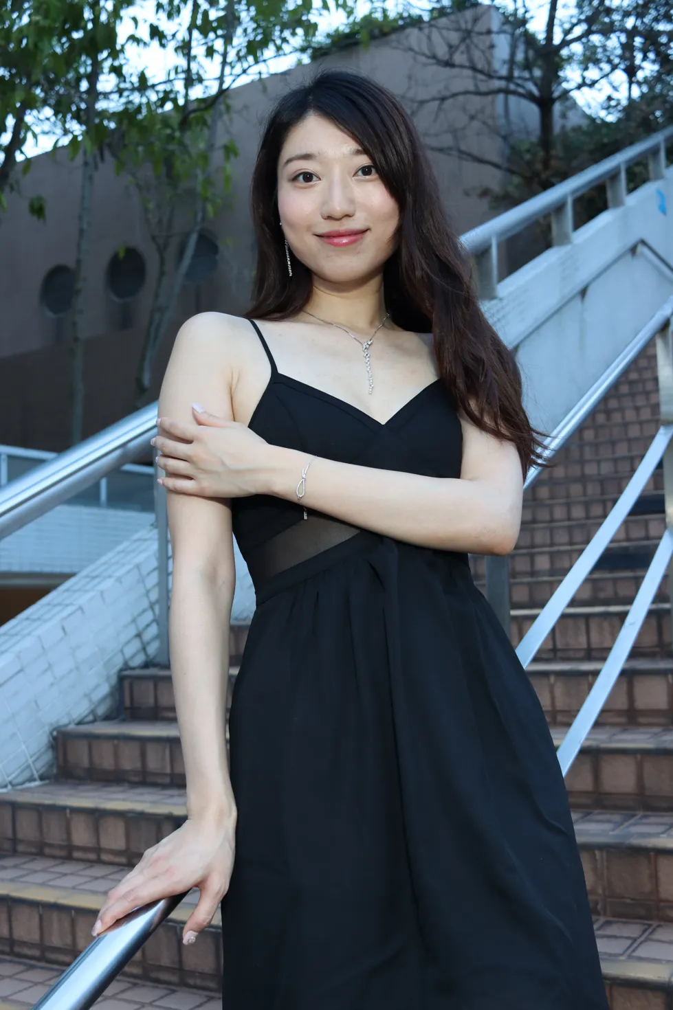 [爱美足] NO.106 吴小葵 公园黑色长裙 街拍#[61P]-5