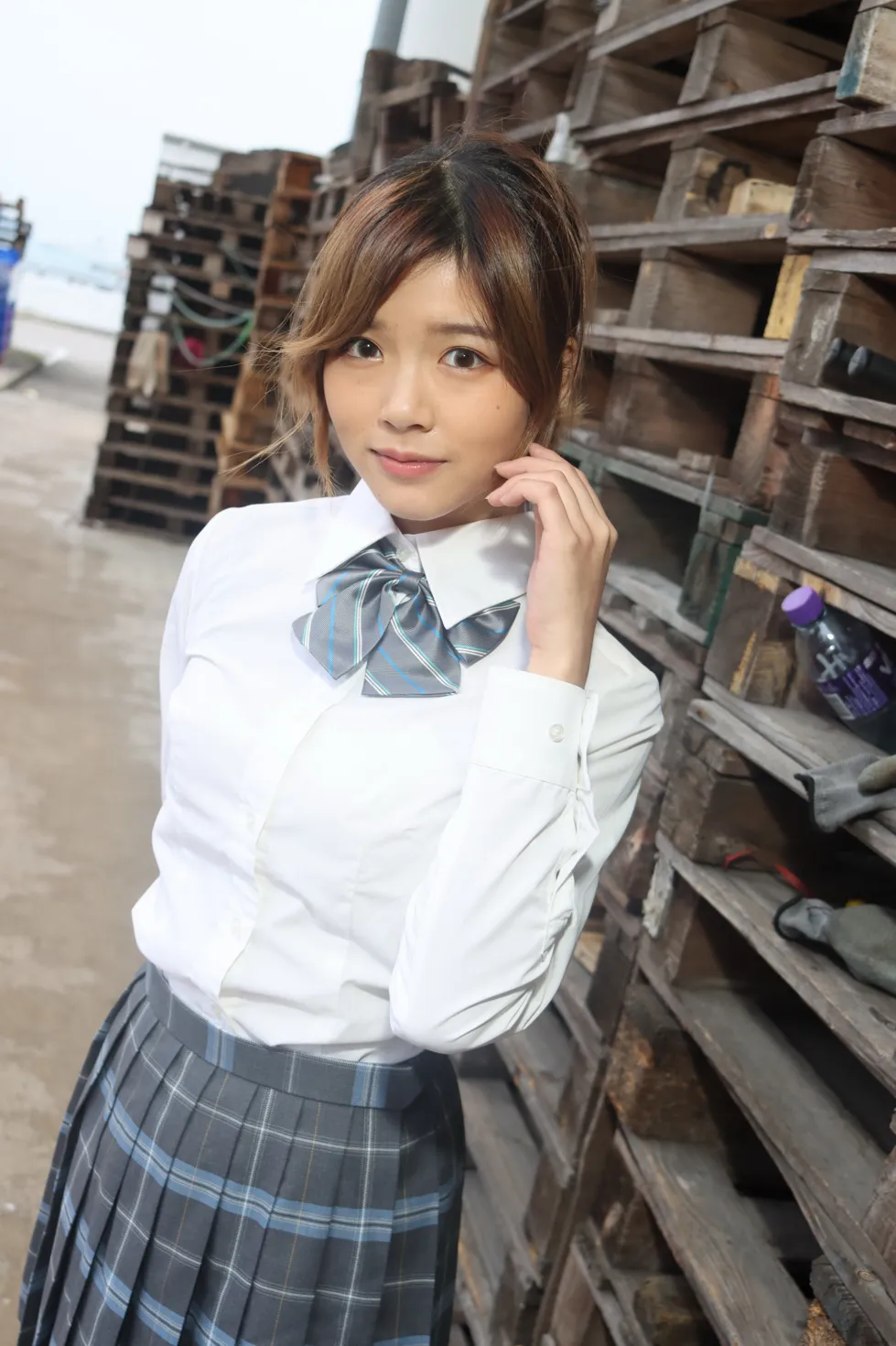 [爱美足] NO.144 Kandi 学生制服美腿 街拍#[105P]-4