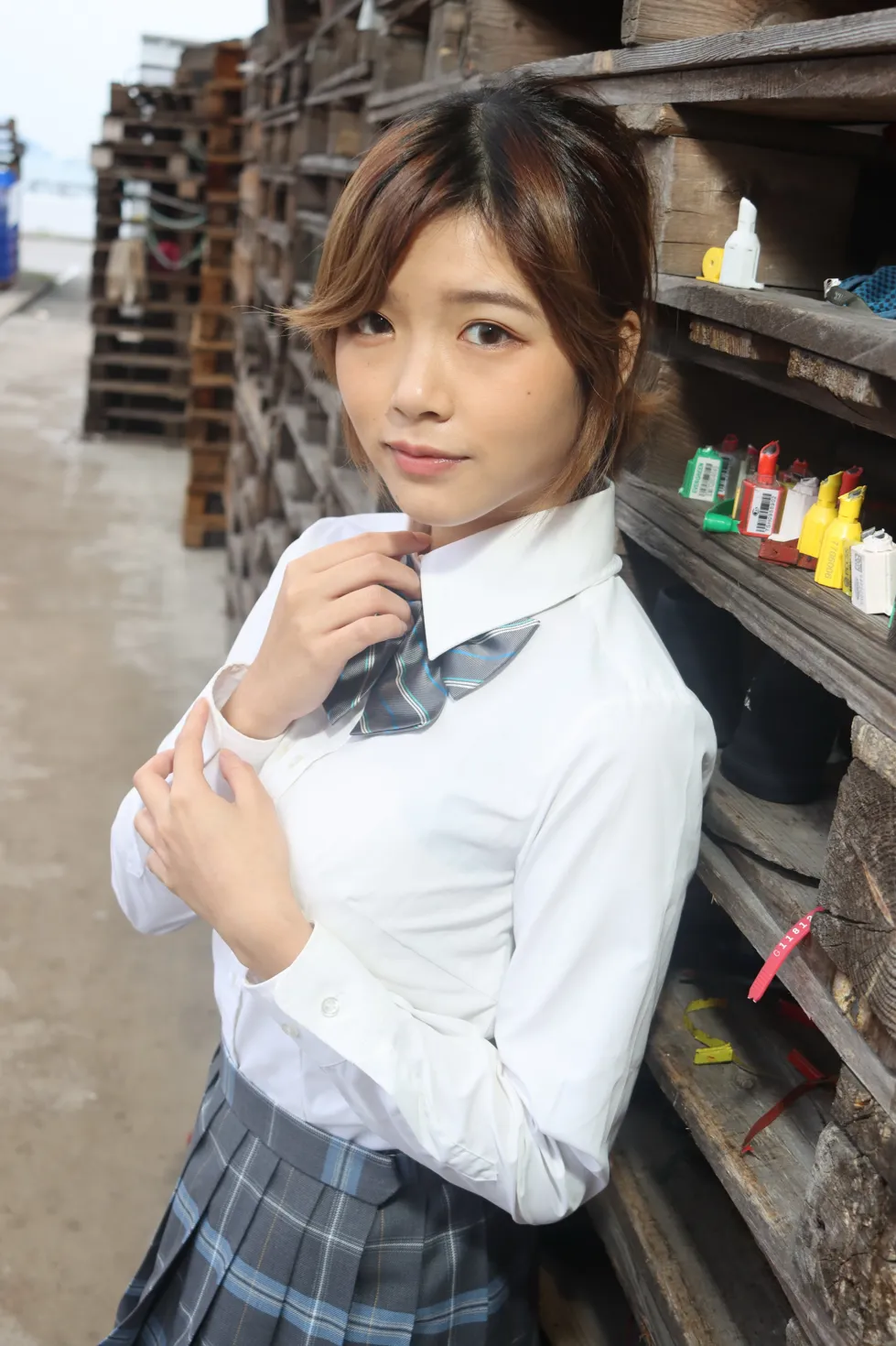 [爱美足] NO.144 Kandi 学生制服美腿 街拍#[105P]-7