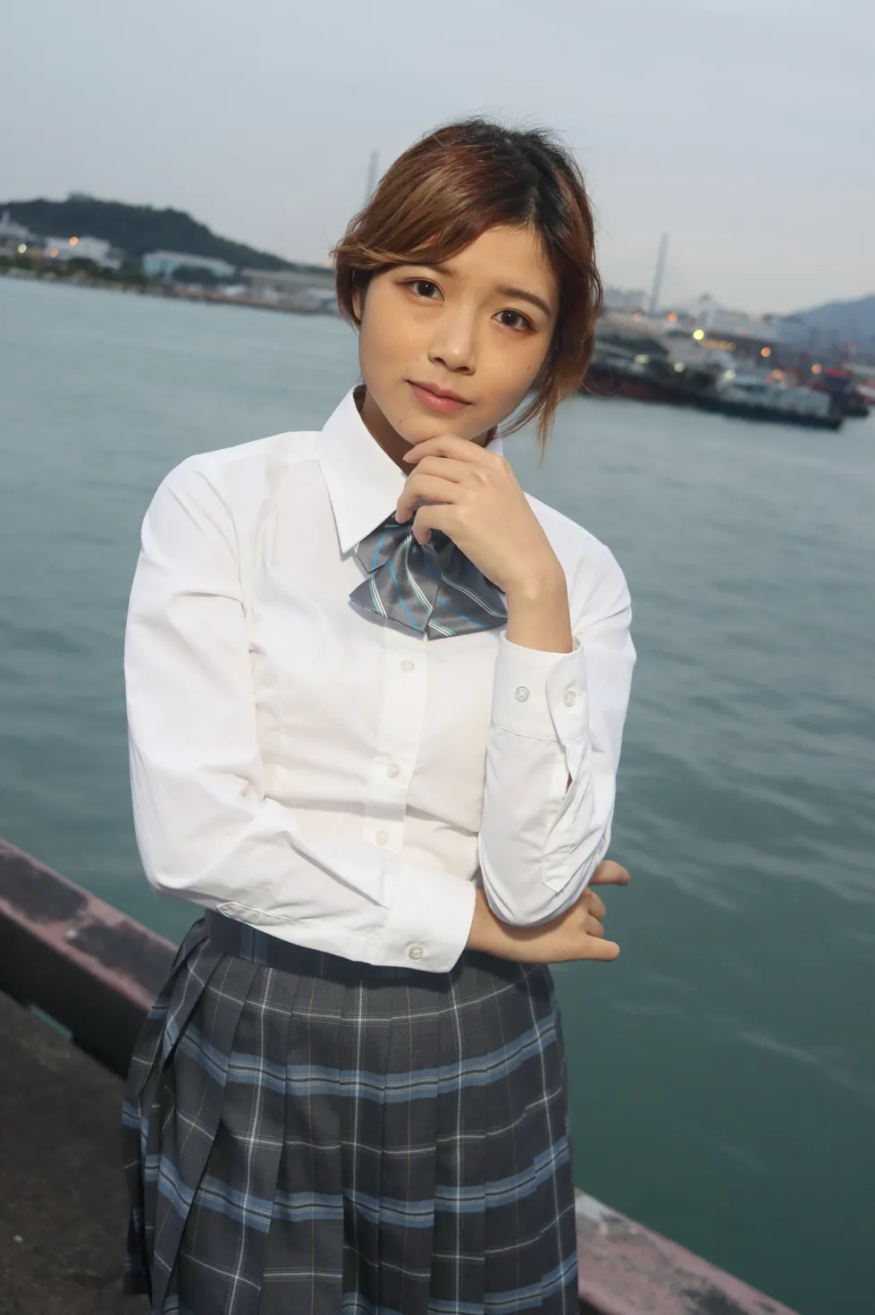 [爱美足] NO.144 Kandi 学生制服美腿 街拍#[105P]-1