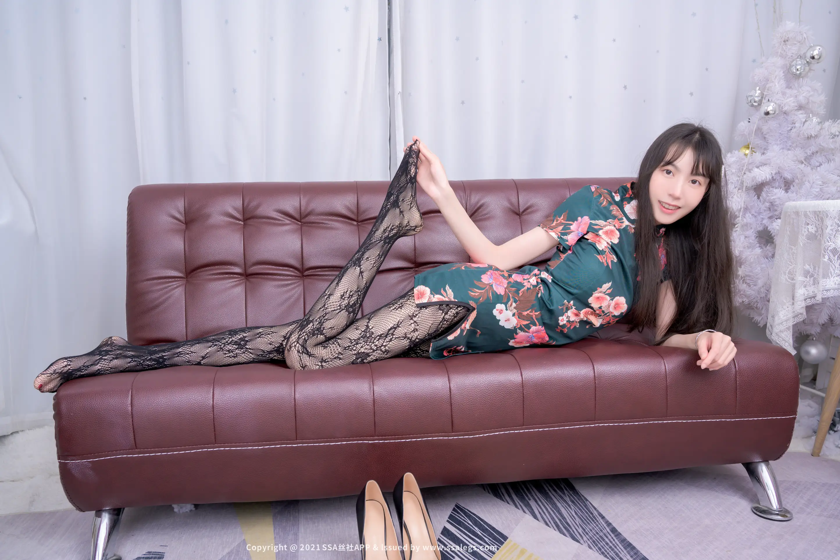 [爱美足] NO.745 模特团团的黑丝网袜(下) 丝社#[126P]-8