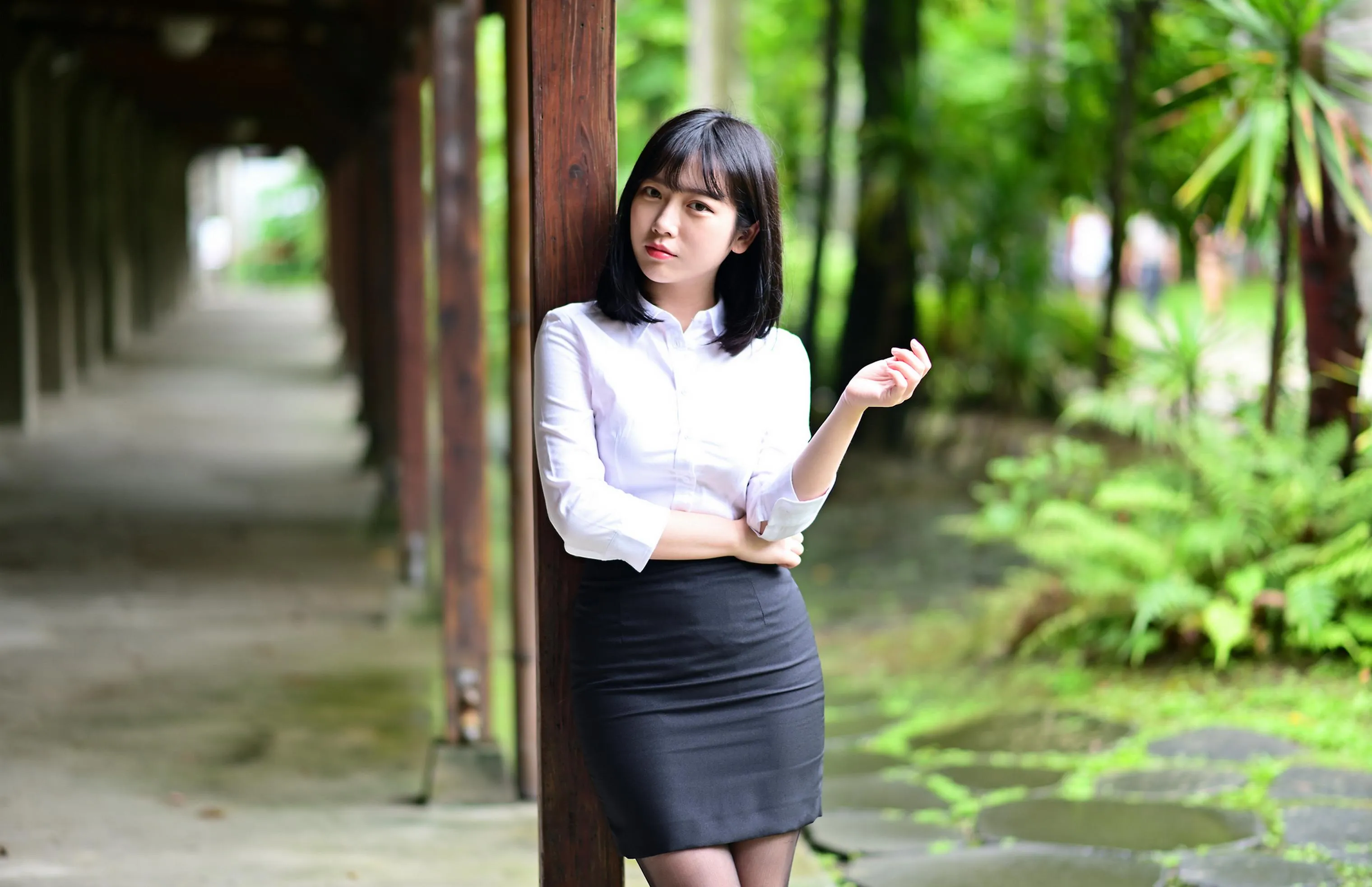 [爱美足] NO.147 塔塔酱 OL黑丝美腿 街拍#[53P]-3