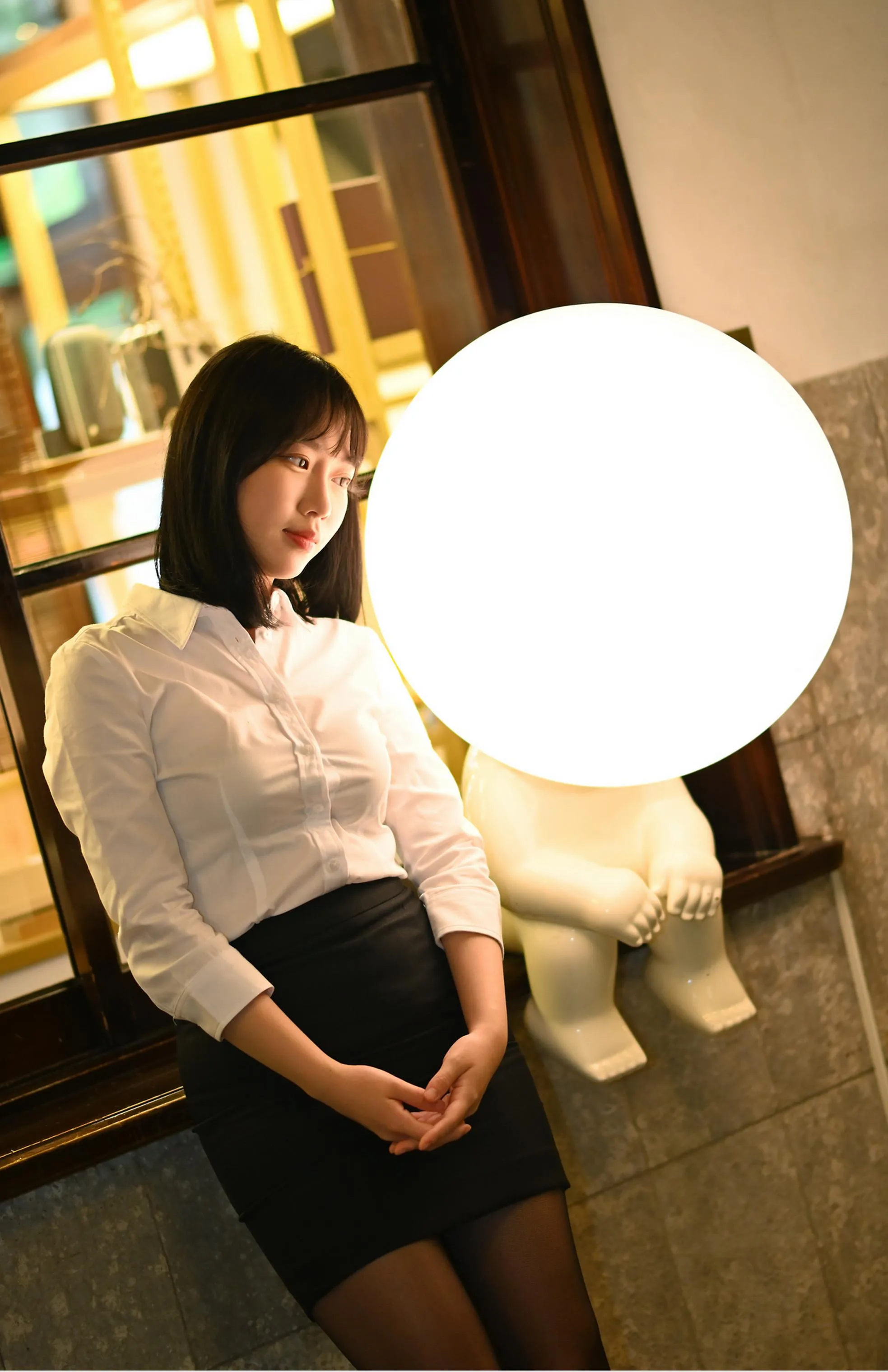 [爱美足] NO.147 塔塔酱 OL黑丝美腿 街拍#[53P]-1