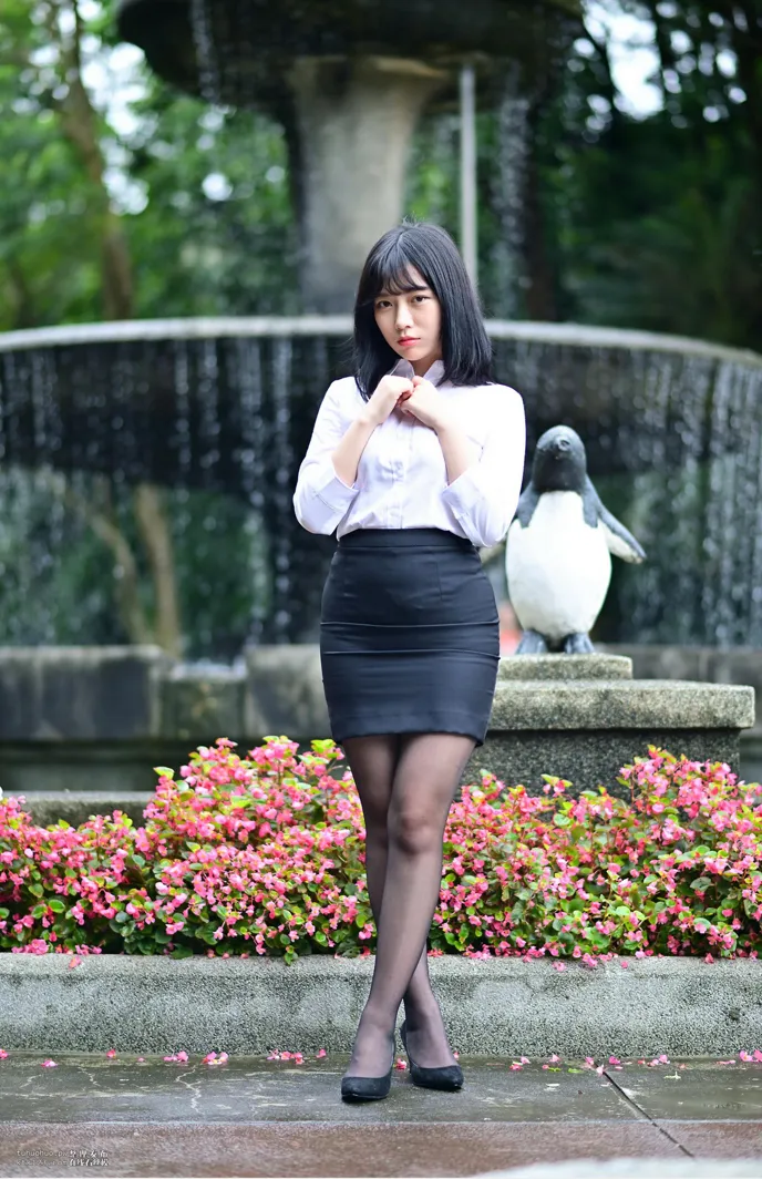 [爱美足] NO.147 塔塔酱 OL黑丝美腿 街拍#[53P]-1