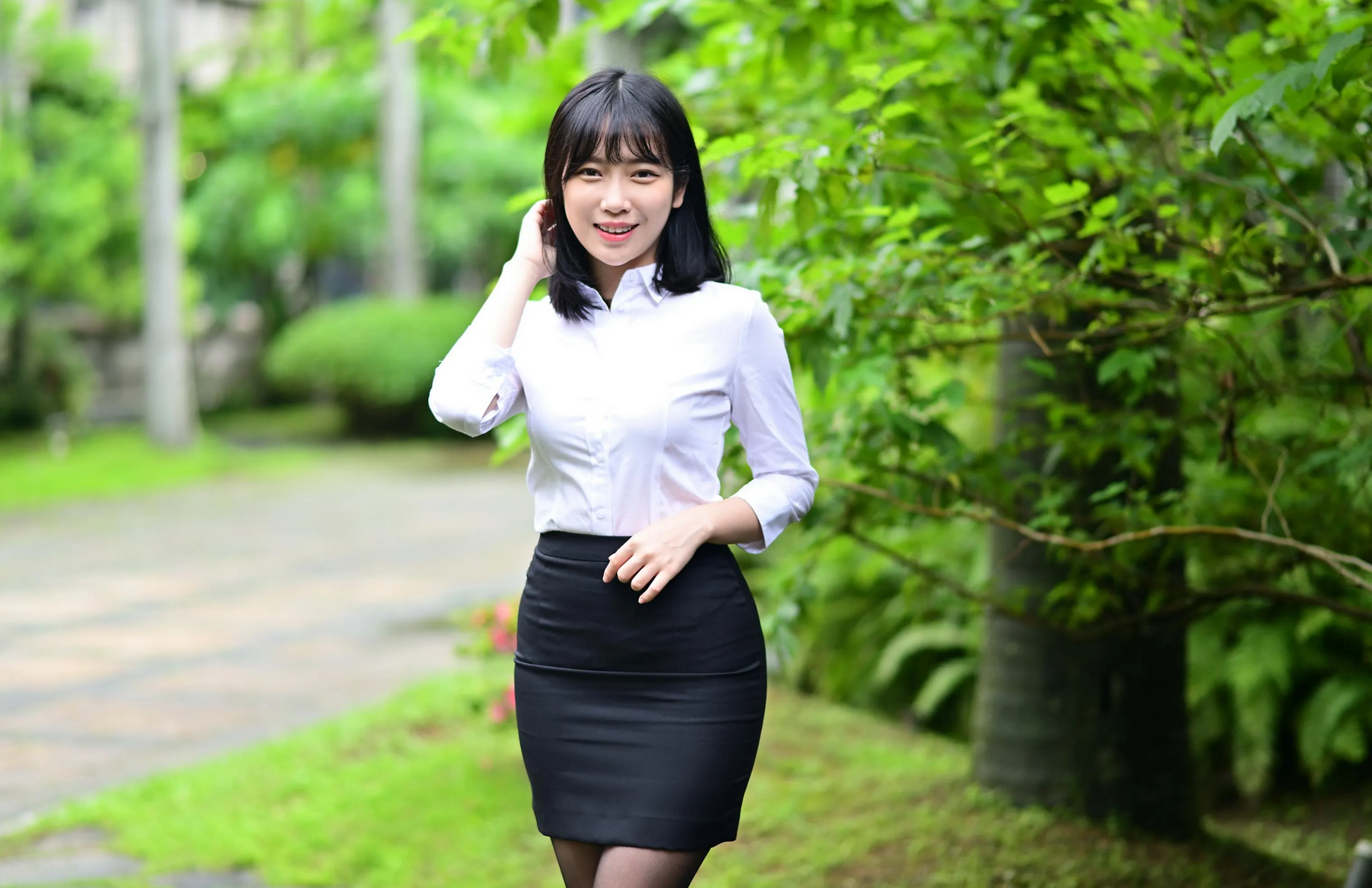 [爱美足] NO.147 塔塔酱 OL黑丝美腿 街拍#[53P]-7