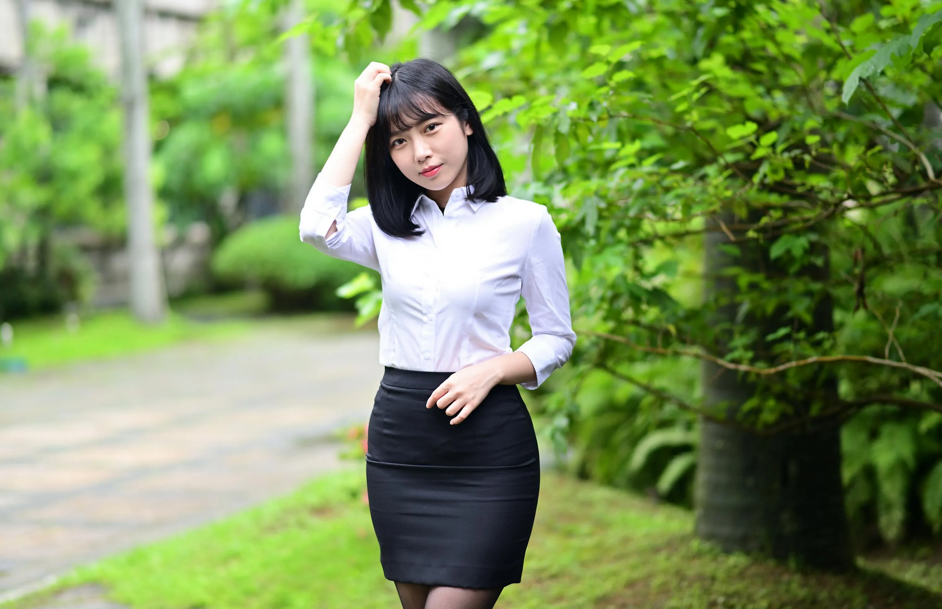 [爱美足] NO.147 塔塔酱 OL黑丝美腿 街拍#[53P]-8