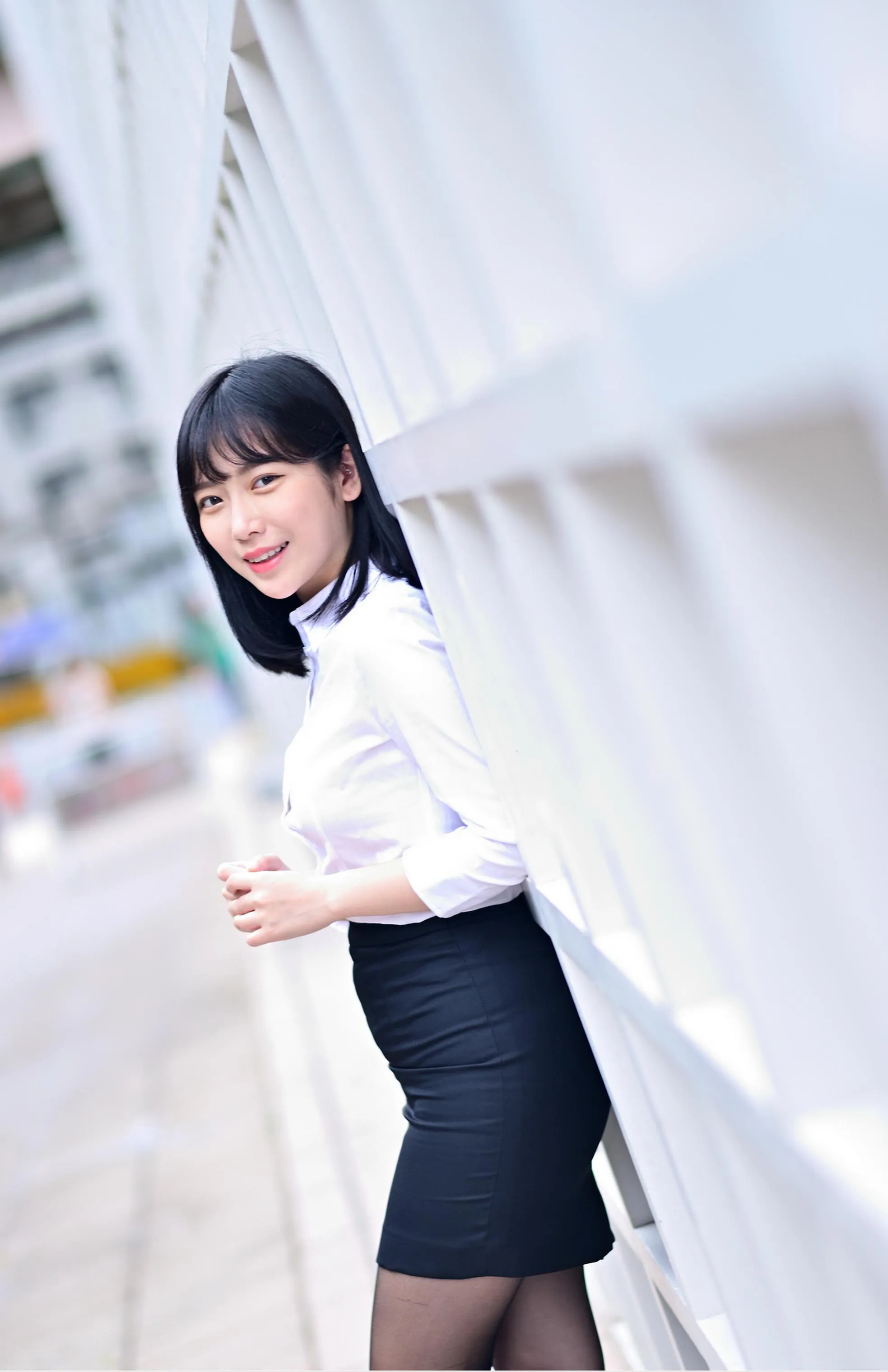 [爱美足] NO.147 塔塔酱 OL黑丝美腿 街拍#[53P]-9