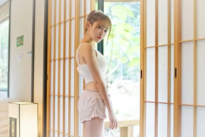 [爱美足] NO.223 涵涵 和室小短裤 街拍#[50P]-4