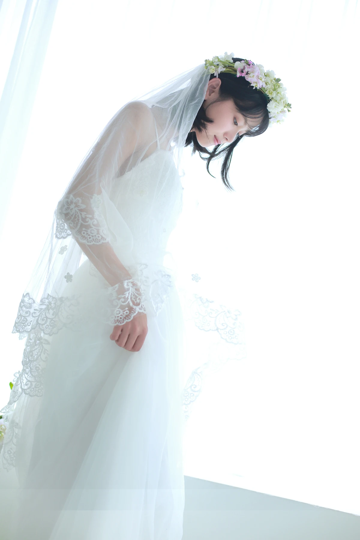 [艺图语] 2023.01.10 Vol.2880 – 花的嫁纱 猫梓子#[22P]-10