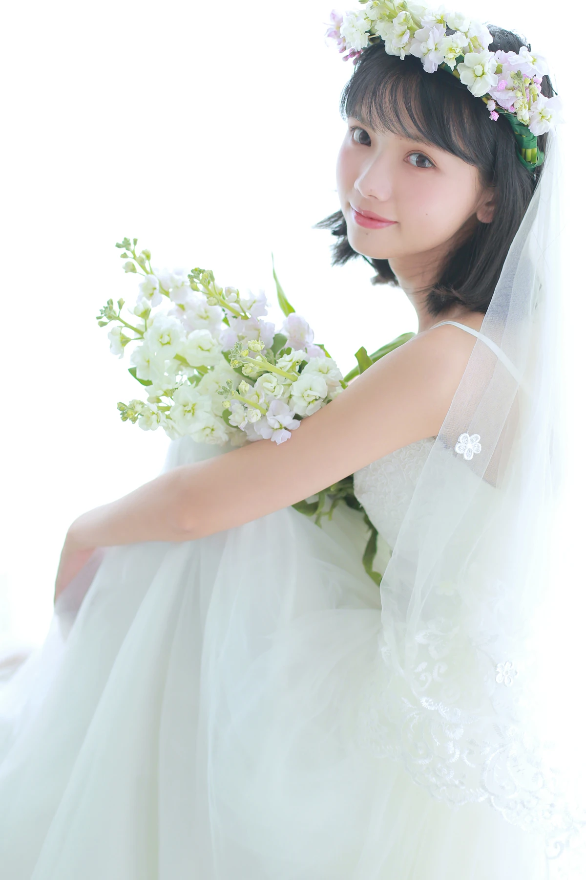 [艺图语] 2023.01.10 Vol.2880 – 花的嫁纱 猫梓子#[22P]-2
