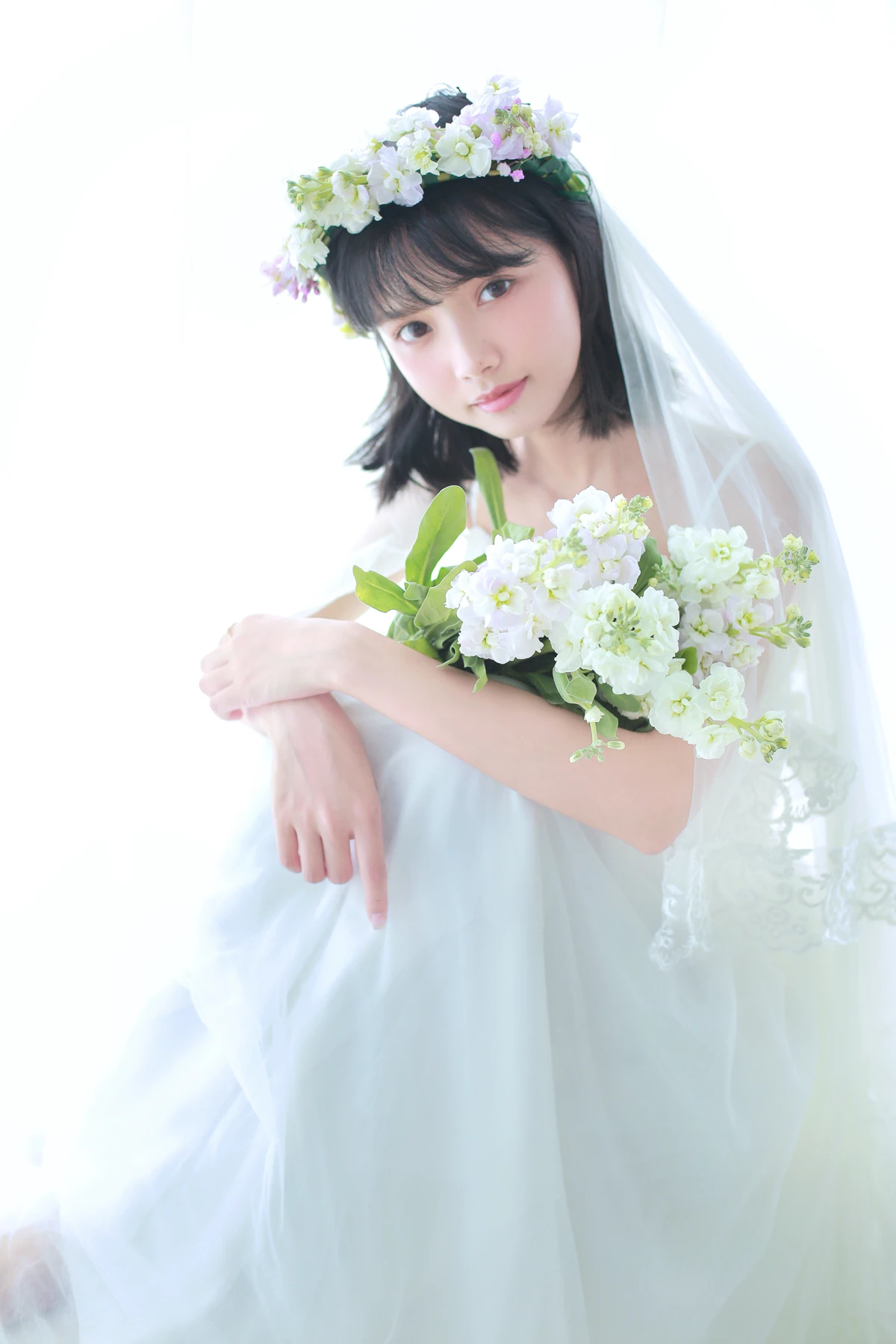 [艺图语] 2023.01.10 Vol.2880 – 花的嫁纱 猫梓子#[22P]-6