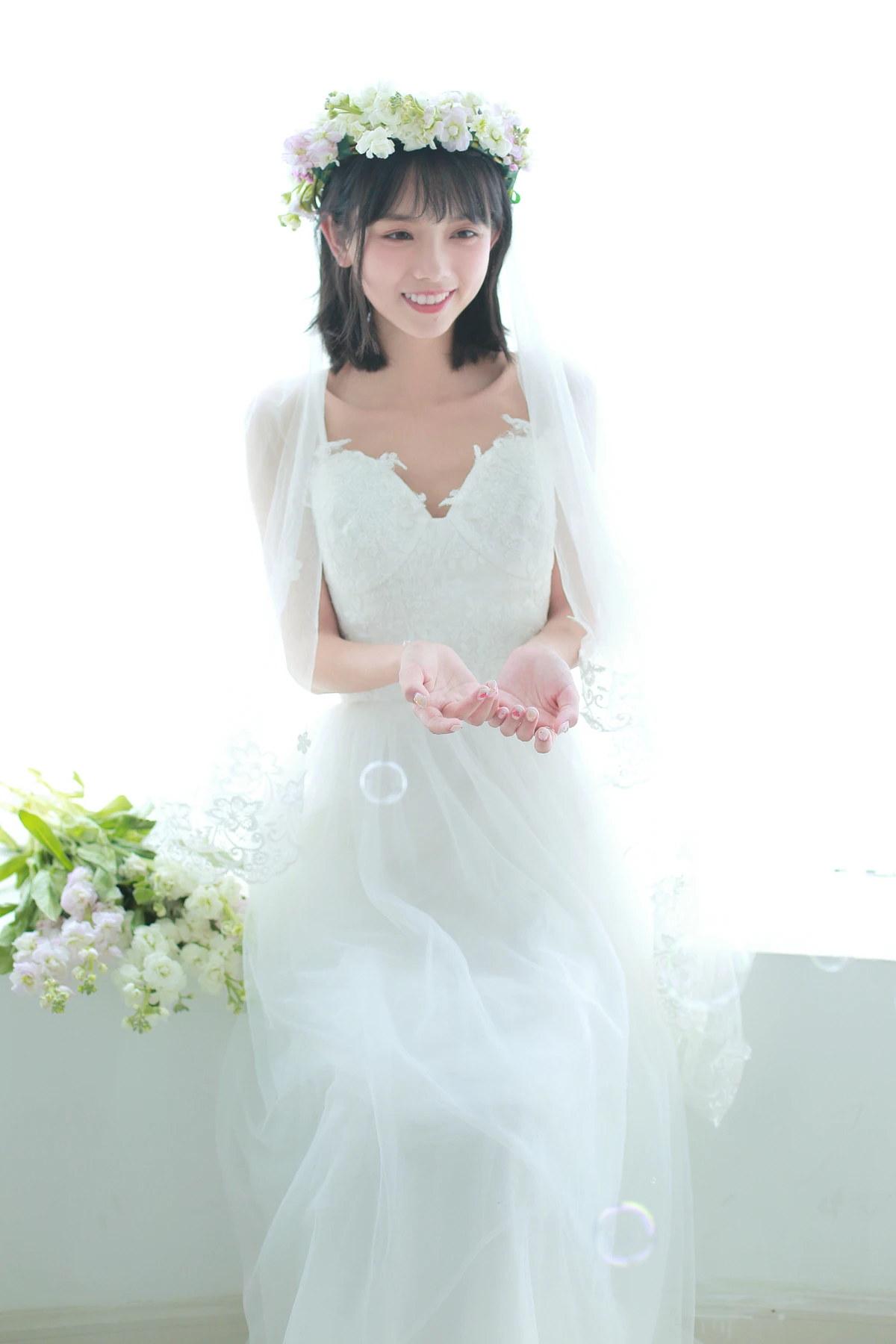 [艺图语] 2023.01.10 Vol.2880 – 花的嫁纱 猫梓子#[22P]-10