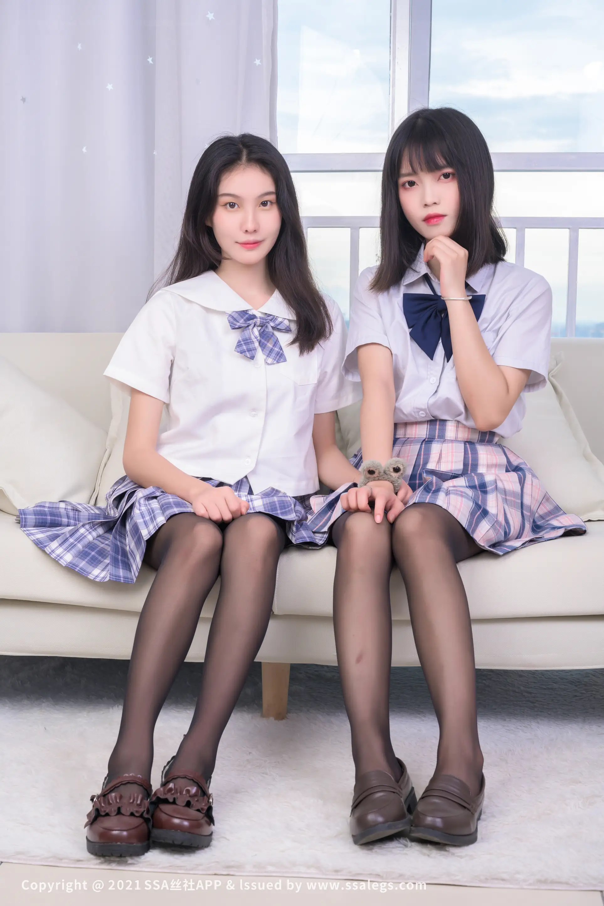 [爱美足] NO.636 模特素素&丹丹的黑丝(上) 丝社#[73P]-2