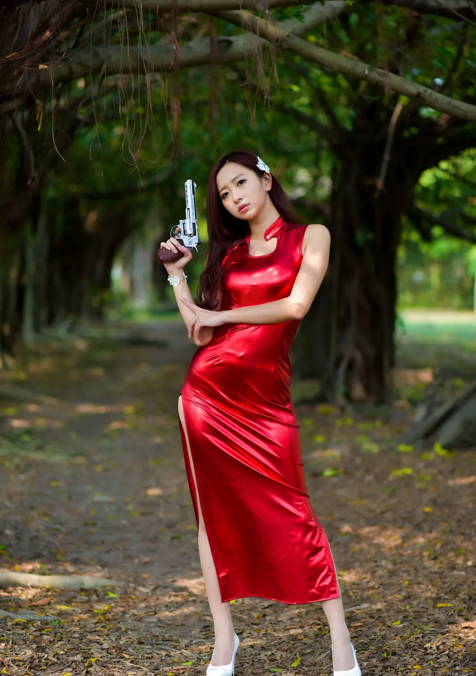[爱美足] NO.172 名婷 高衩长裙高跟丝袜美腿 街拍#[103P]-7