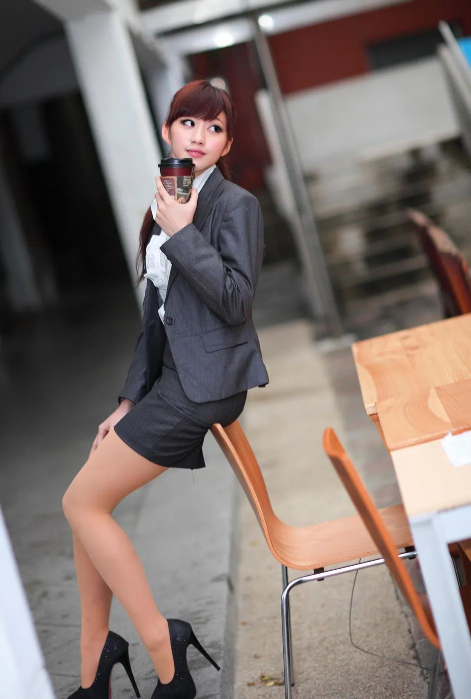 [爱美足] NO.208 小雅 OL丝袜高跟美腿 街拍#[40P]-6