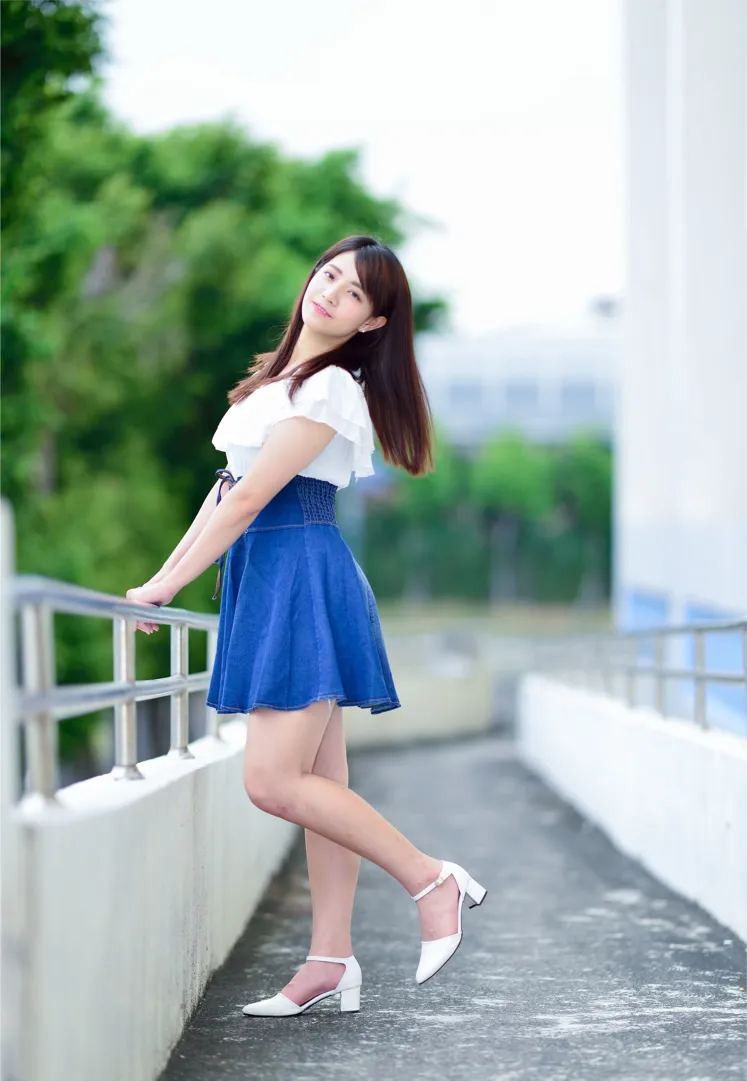 [爱美足] NO.168 姍姍 牛仔短裙涼高美腿 街拍#[35P]-3