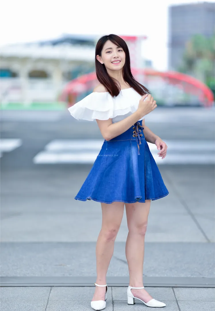 [爱美足] NO.168 姍姍 牛仔短裙涼高美腿 街拍#[35P]-5