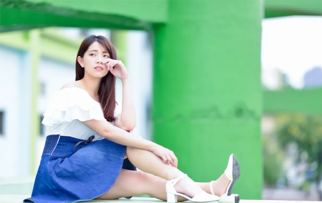 [爱美足] NO.168 姍姍 牛仔短裙涼高美腿 街拍#[35P]-7