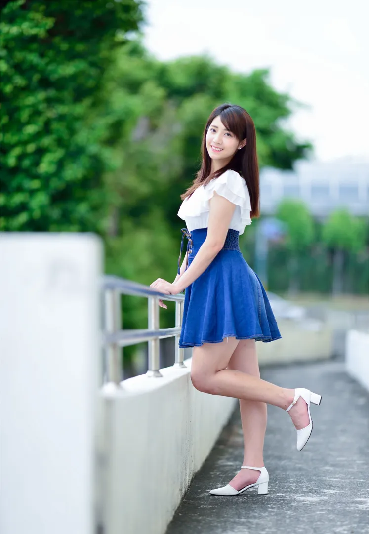[爱美足] NO.168 姍姍 牛仔短裙涼高美腿 街拍#[35P]-2
