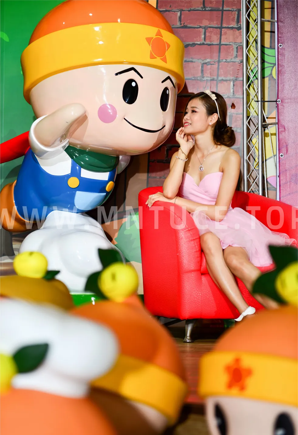 [爱美足] NO.169 张元侦 粉紅小礼服高跟美腿 街拍#[105P]-5