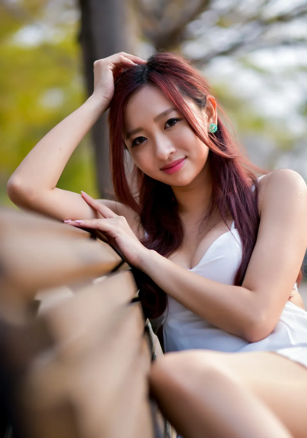 [爱美足] NO.175 名婷 露背吊带连衣短裙丝袜凉高美腿 街拍#[67P]-6