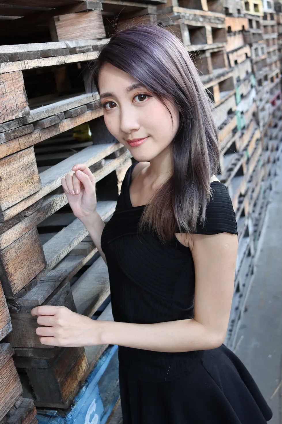 [爱美足] NO.140 Elaine Chung 连衣裙丝袜凉高美腿 街拍#[73P]-2