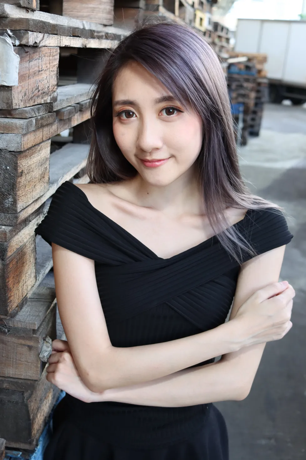 [爱美足] NO.140 Elaine Chung 连衣裙丝袜凉高美腿 街拍#[73P]-6