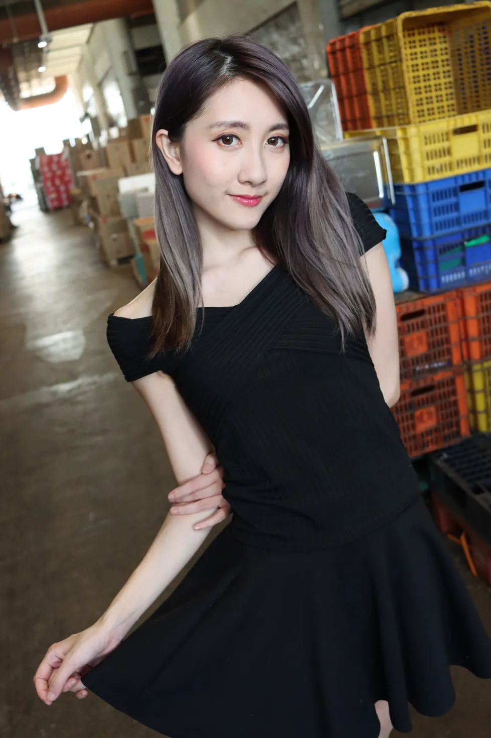 [爱美足] NO.140 Elaine Chung 连衣裙丝袜凉高美腿 街拍#[73P]-8