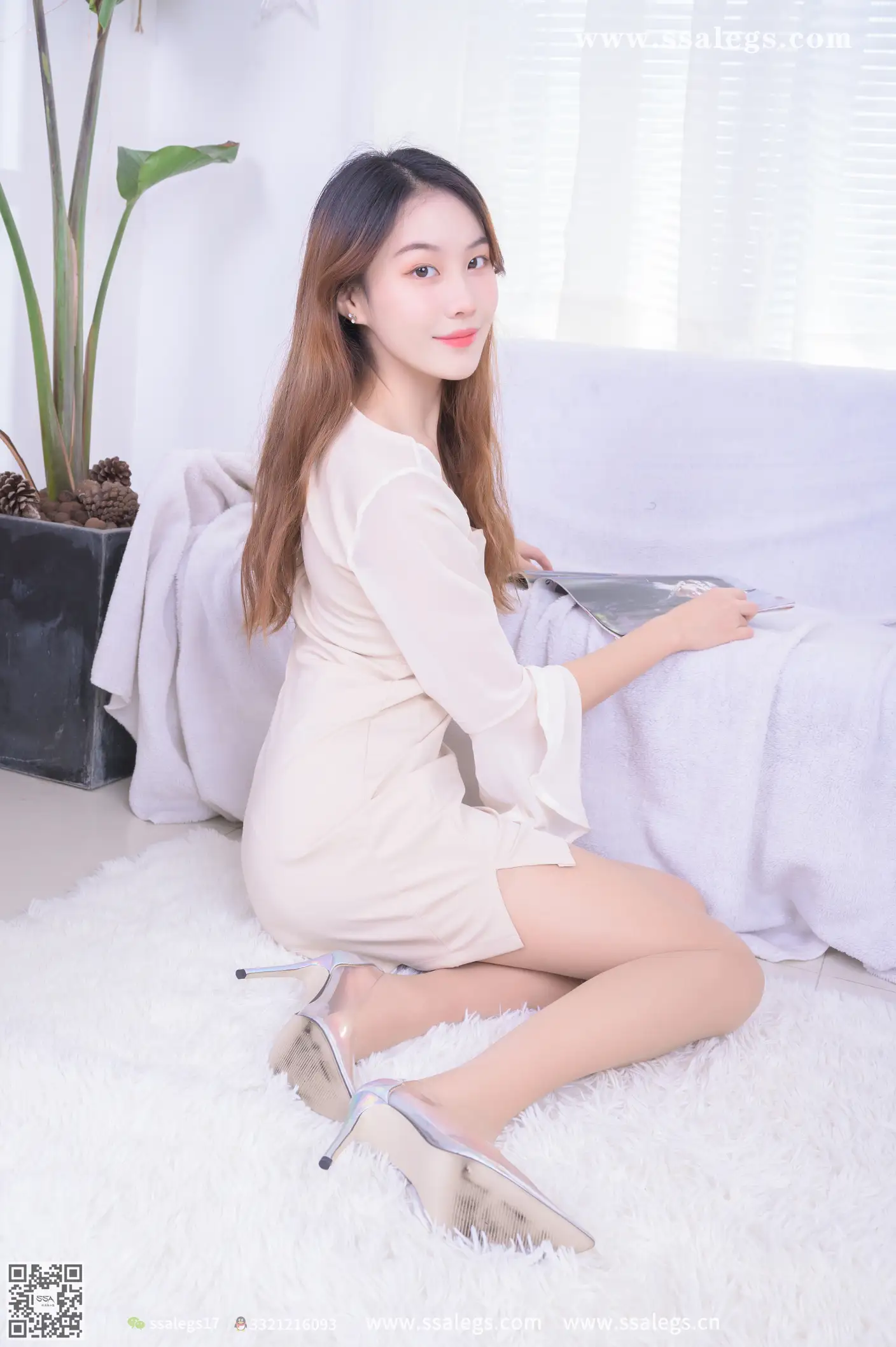 [爱美足] NO.446 素素 简简单单的穿开裆丝袜(下) 丝社#[124P]-7
