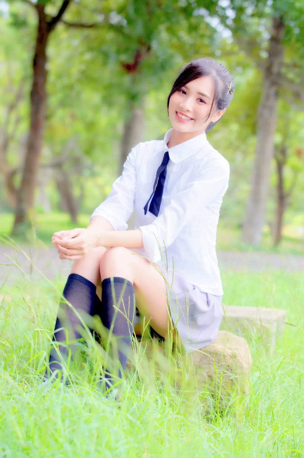 [爱美足] NO.143 张筠 短裙黑丝高跟美腿 街拍#[23P]-6