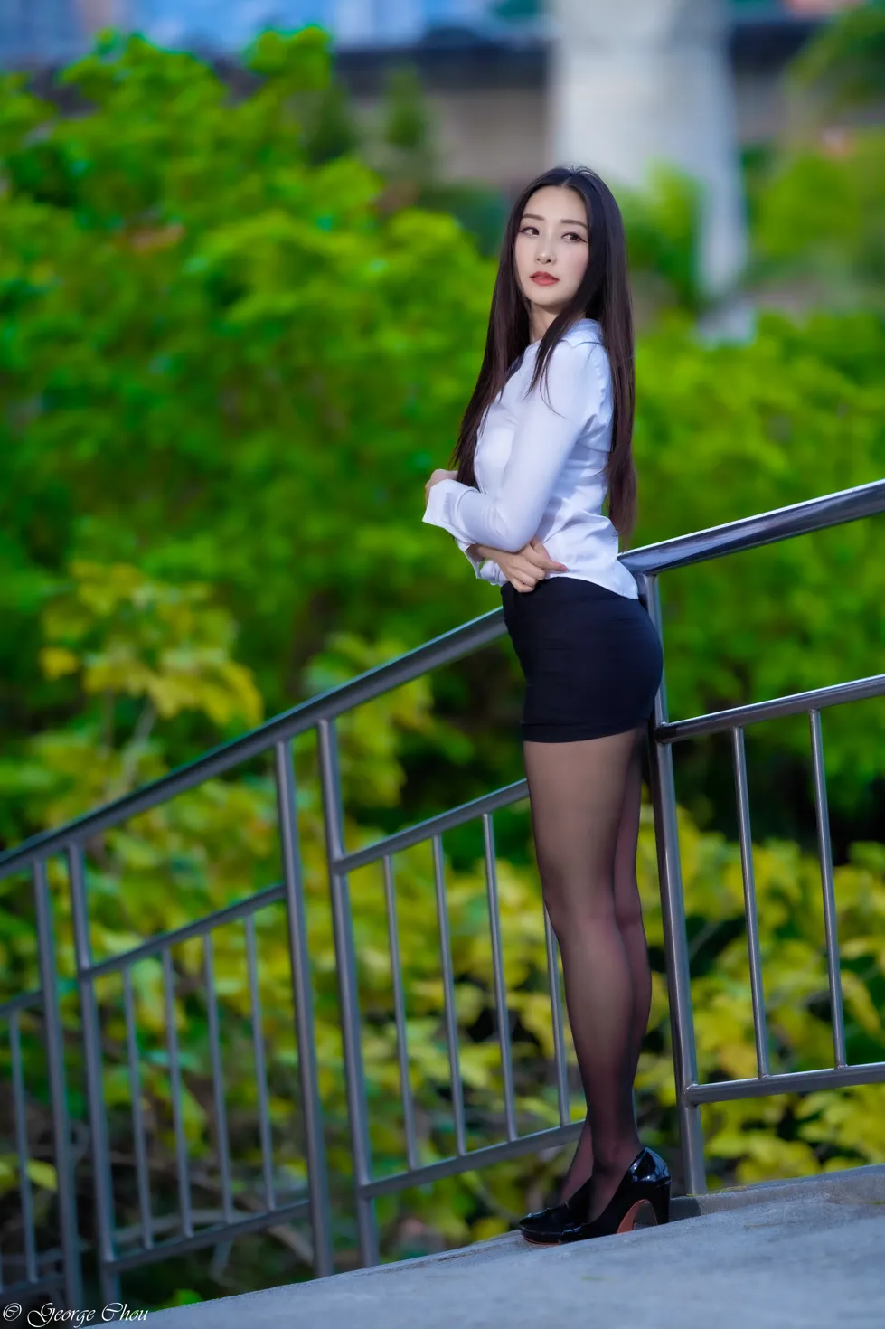 [爱美足] NO.131 吴小葵 OL黑丝高跟美腿 街拍#[39P]-1