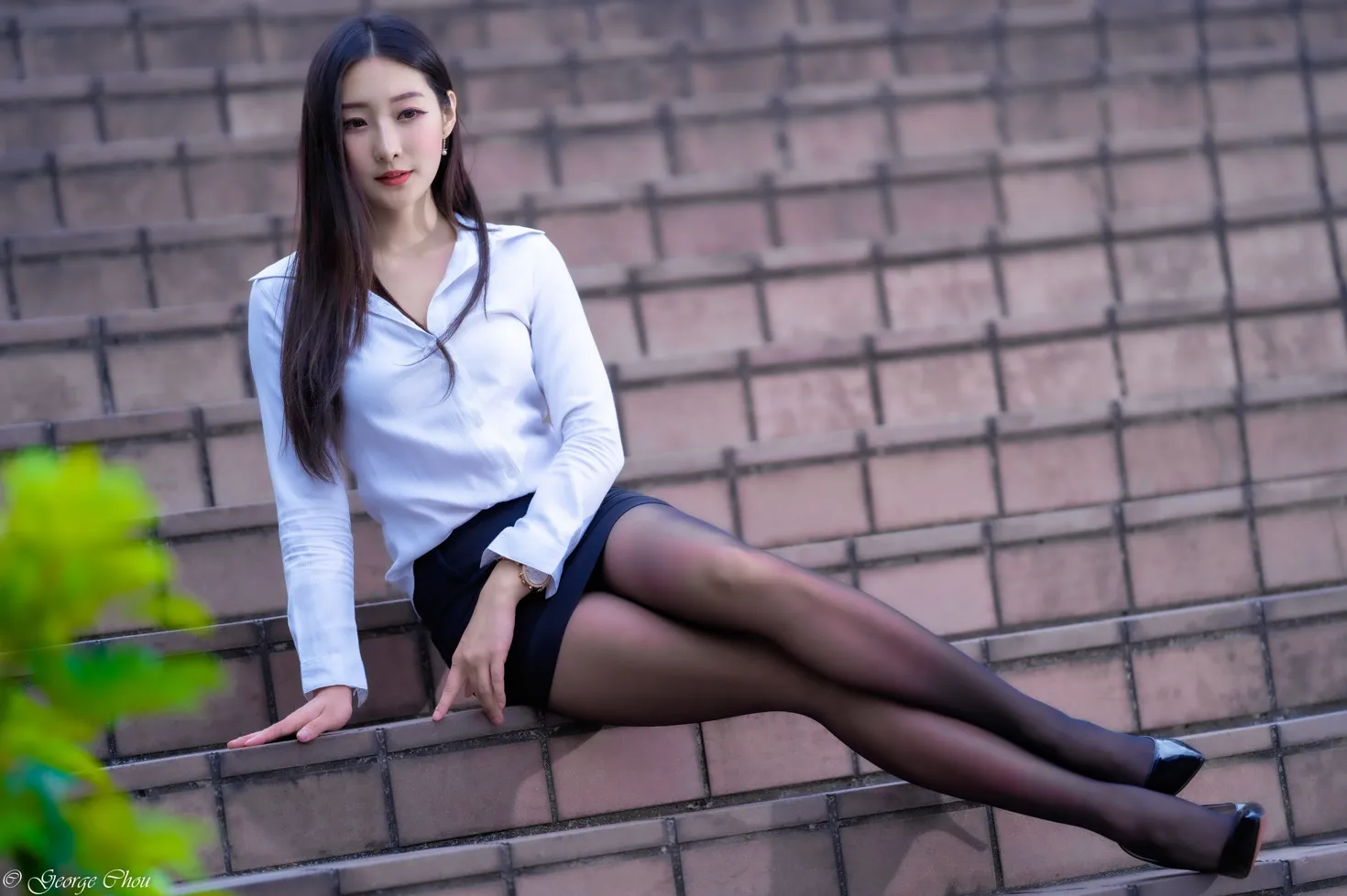 [爱美足] NO.131 吴小葵 OL黑丝高跟美腿 街拍#[39P]-2