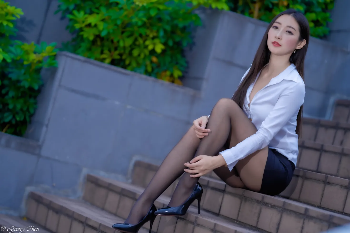 [爱美足] NO.131 吴小葵 OL黑丝高跟美腿 街拍#[39P]-4