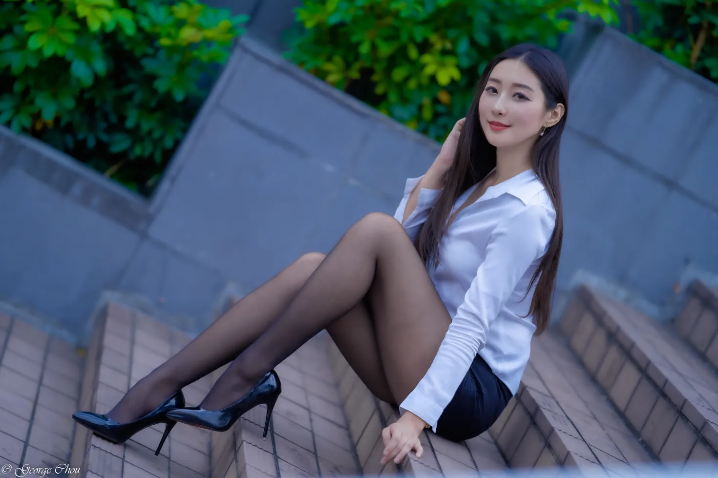 [爱美足] NO.131 吴小葵 OL黑丝高跟美腿 街拍#[39P]-5
