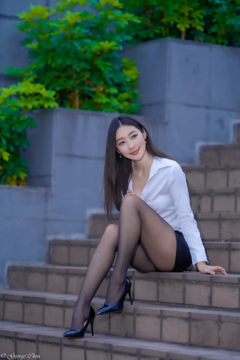 [爱美足] NO.131 吴小葵 OL黑丝高跟美腿 街拍#[39P]-7