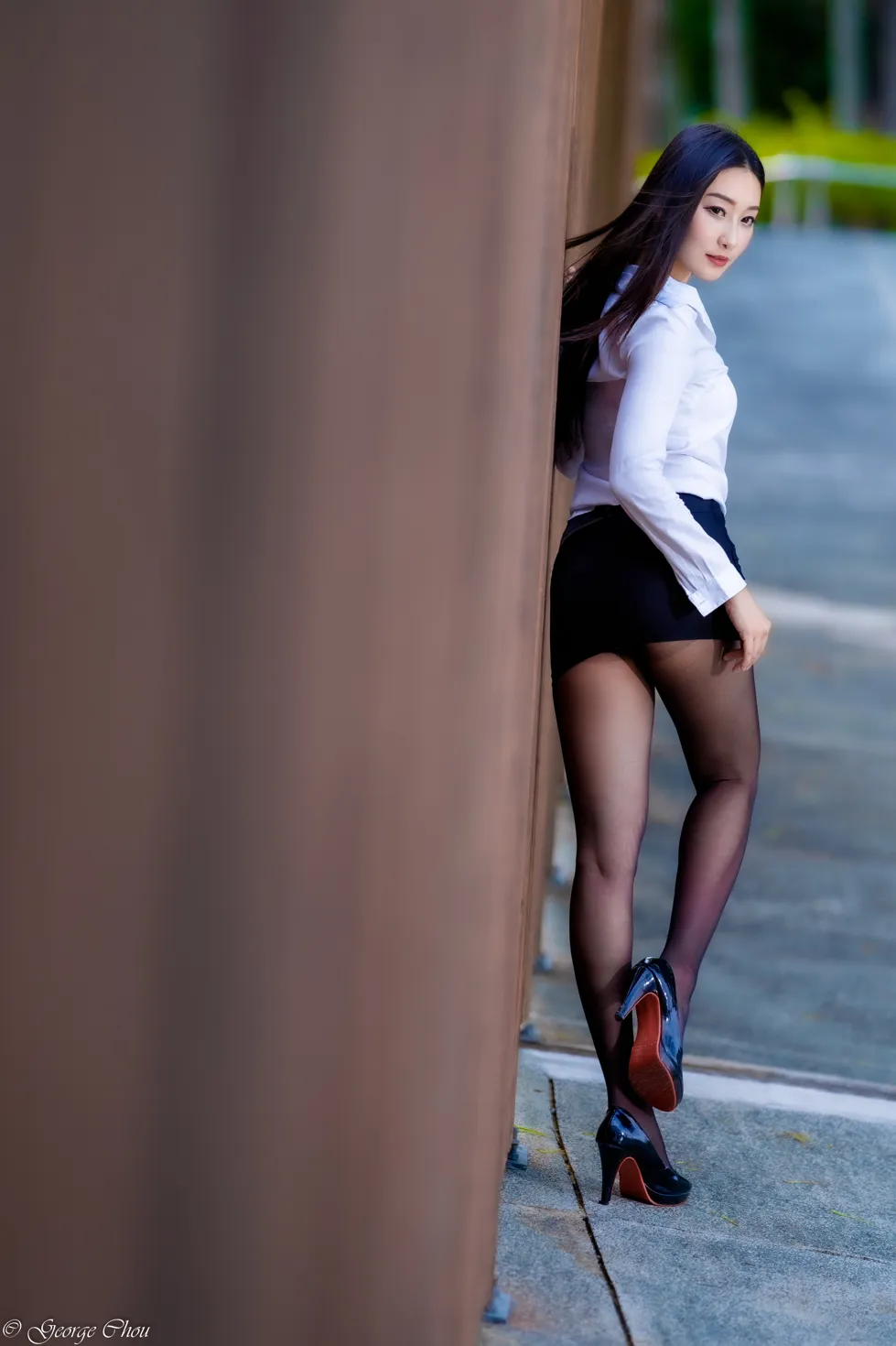 [爱美足] NO.131 吴小葵 OL黑丝高跟美腿 街拍#[39P]-9