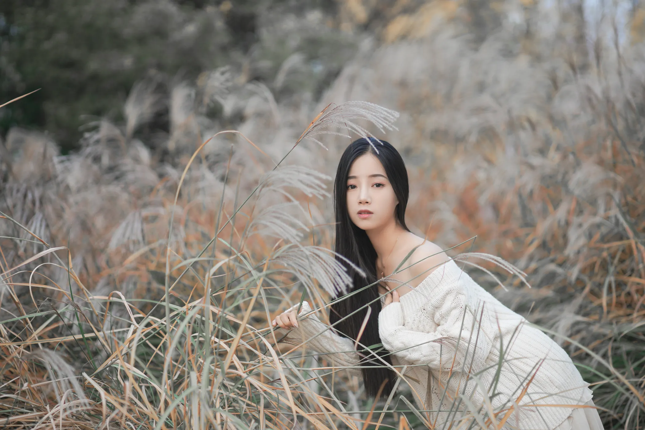 [艺图语] 2022.12.09 Vol.2634 – 藏在芦苇荡中的温柔 兮兮#[26P]-9