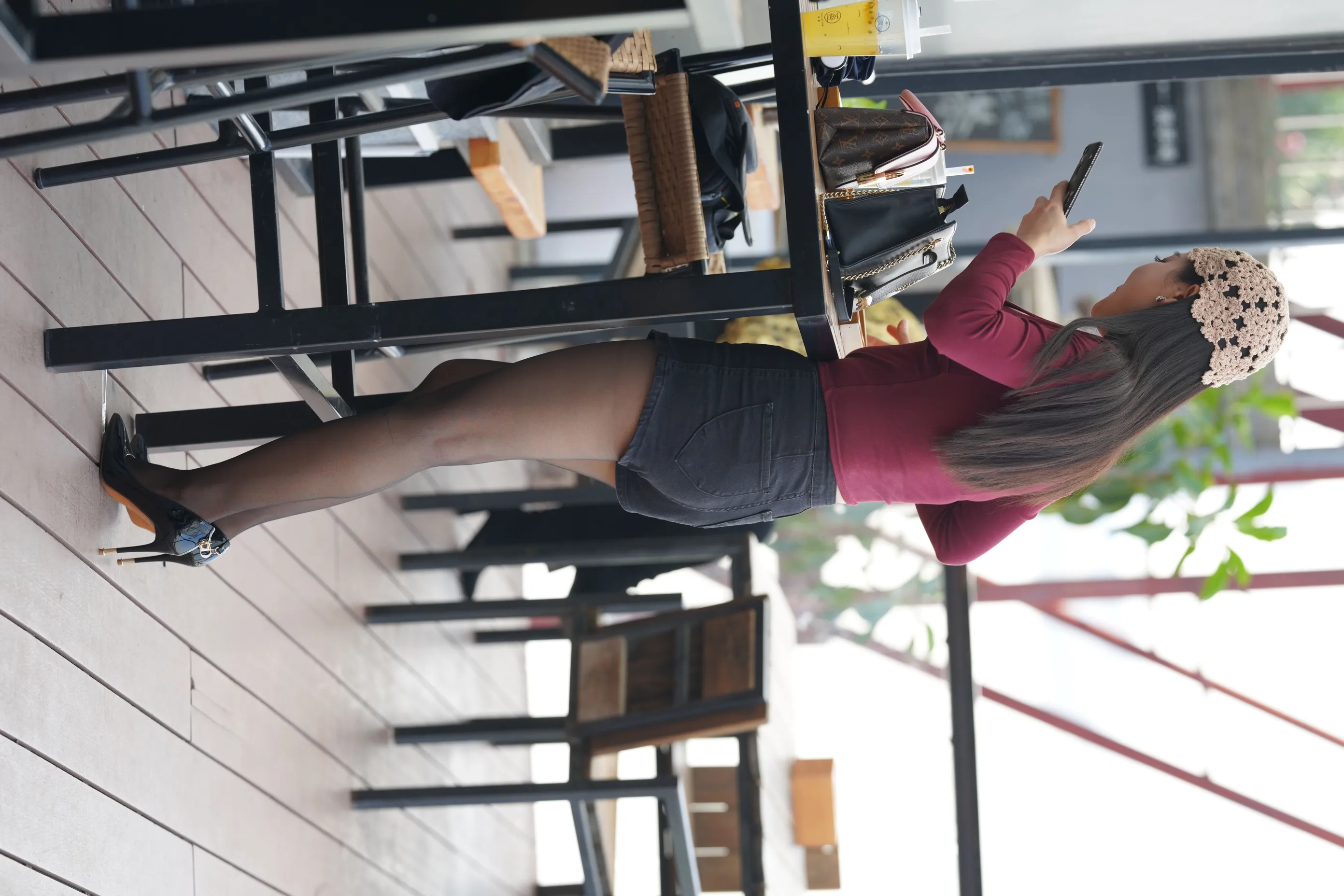 [爱美足] NO.159 气质黑丝美少妇的下午时光 街拍#[65P]-10