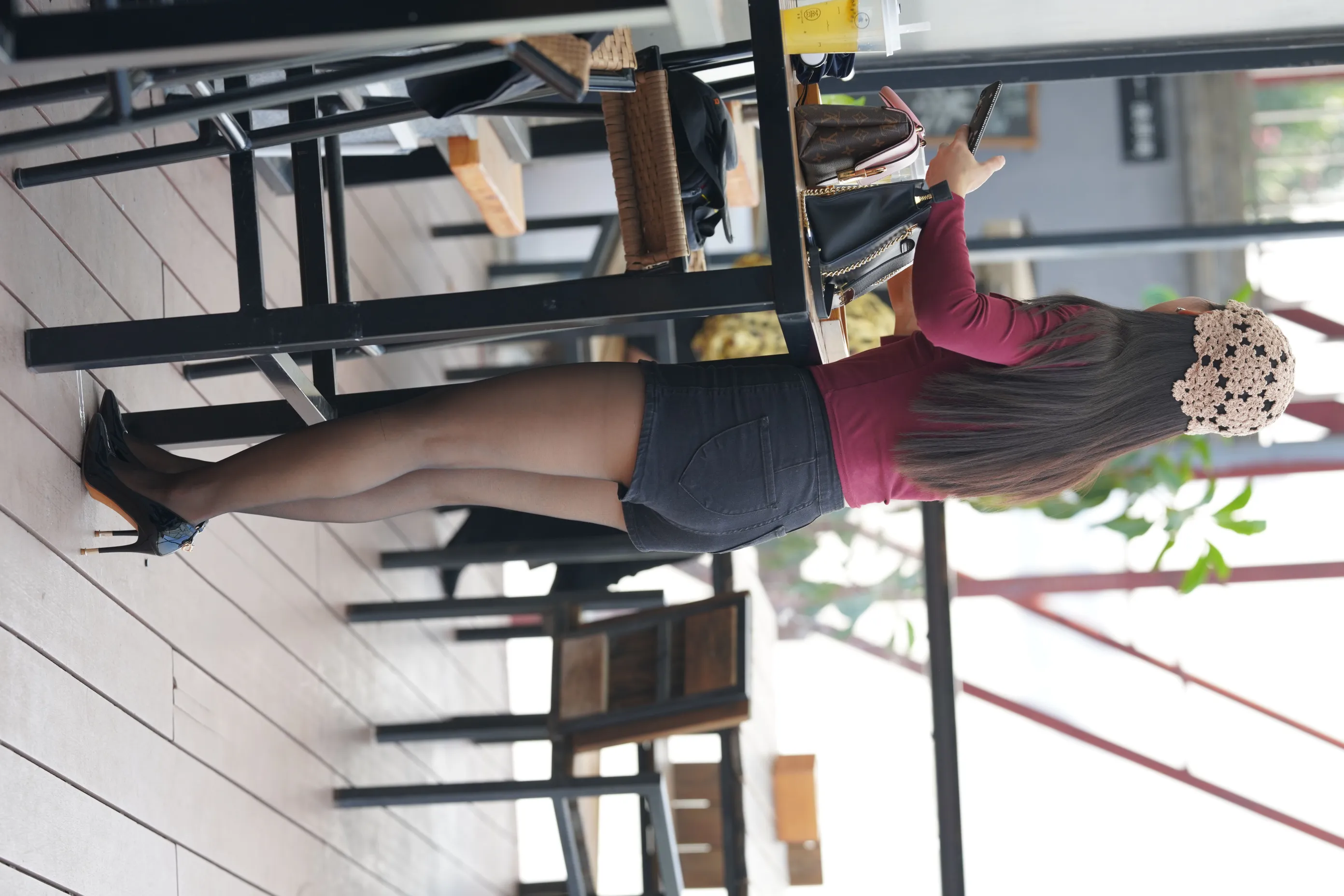 [爱美足] NO.159 气质黑丝美少妇的下午时光 街拍#[65P]-2