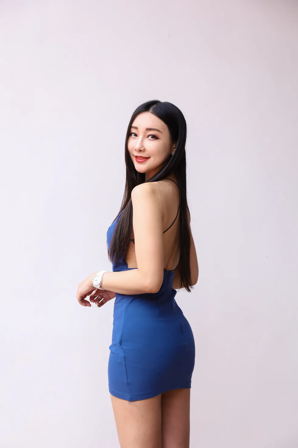 [爱美足] NO.165 吴采婕 吊带连衣短裙凉高美腿 街拍#[50P]-7