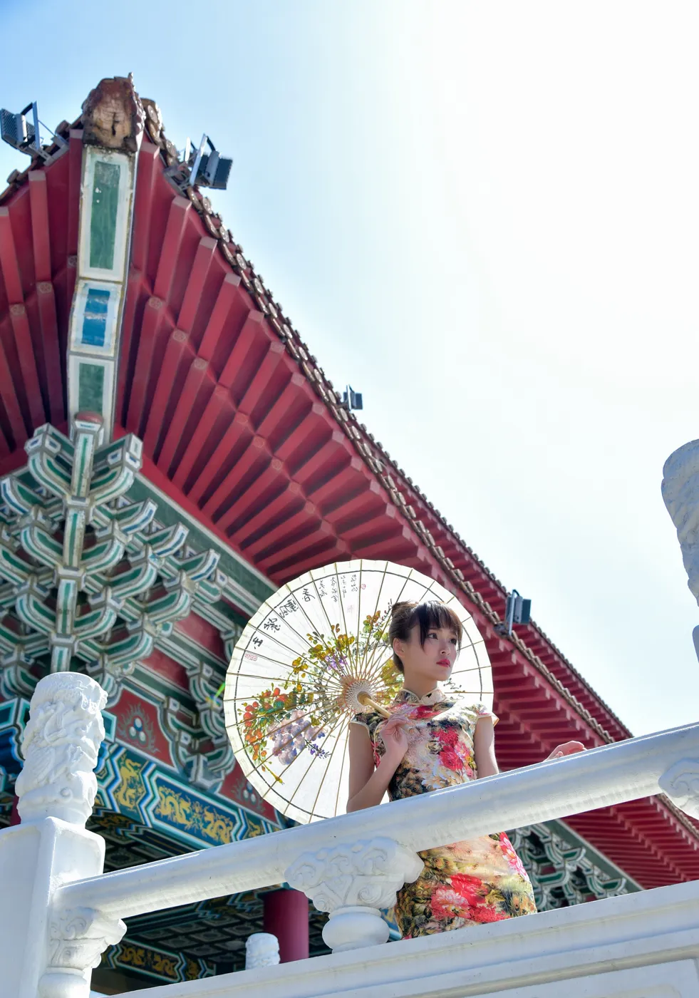 [爱美足] NO.189 繆婉瑜 碎花短旗袍高跟美腿 街拍#[68P]-10