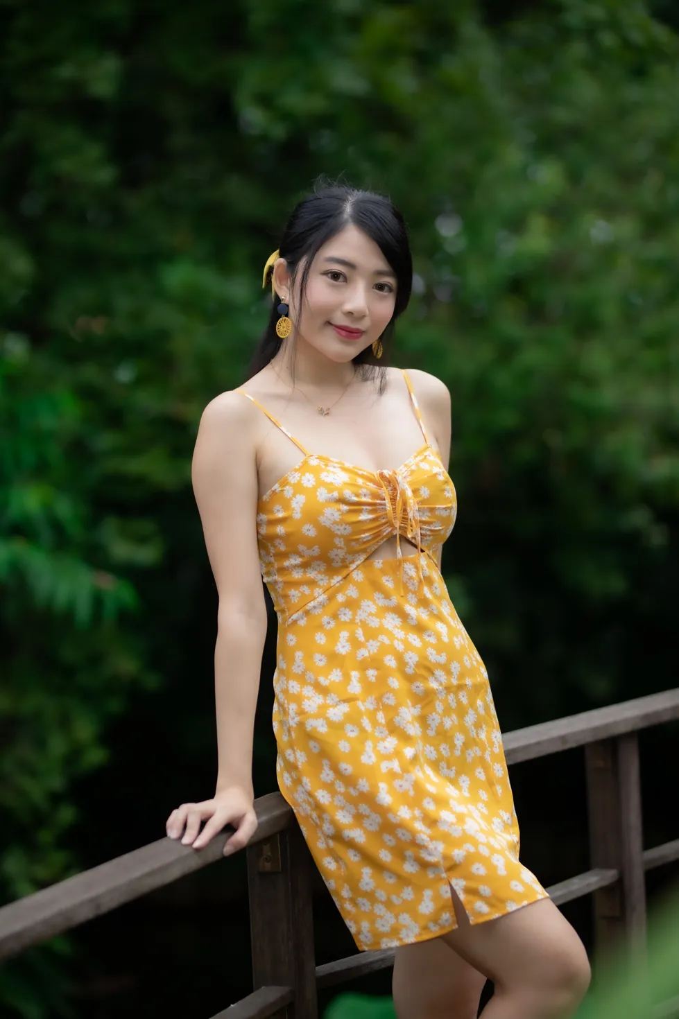 [爱美足] NO.170 湘芹 吊带连衣裙高跟美腿 街拍#[48P]-6