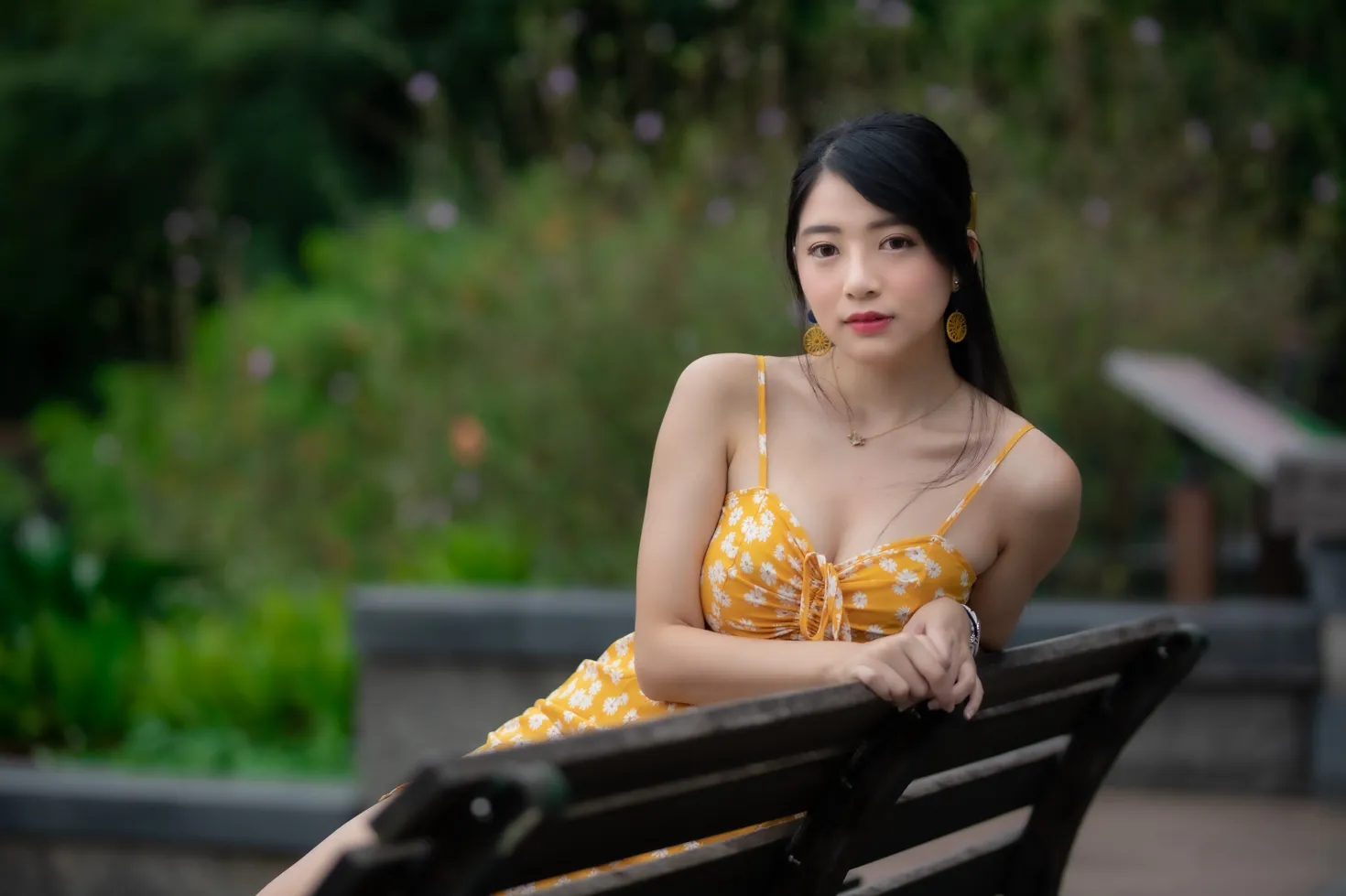 [爱美足] NO.170 湘芹 吊带连衣裙高跟美腿 街拍#[48P]-9