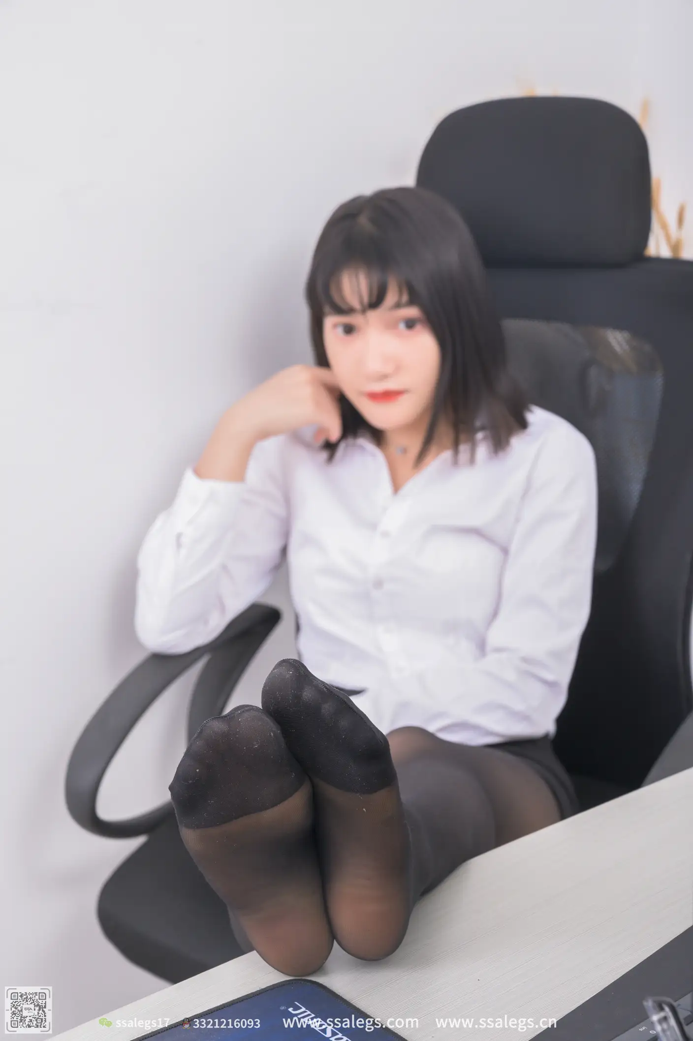 [爱美足] NO.530 冰冰 黑丝袜写真（下) 丝社#[126P]-10